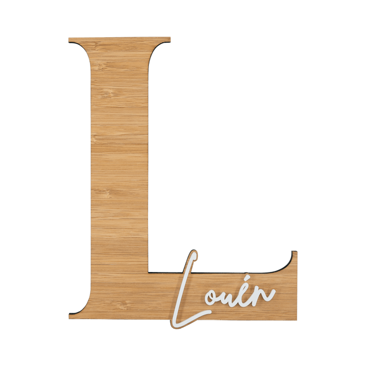 Bamboe Naambordje 20 cm - Louén