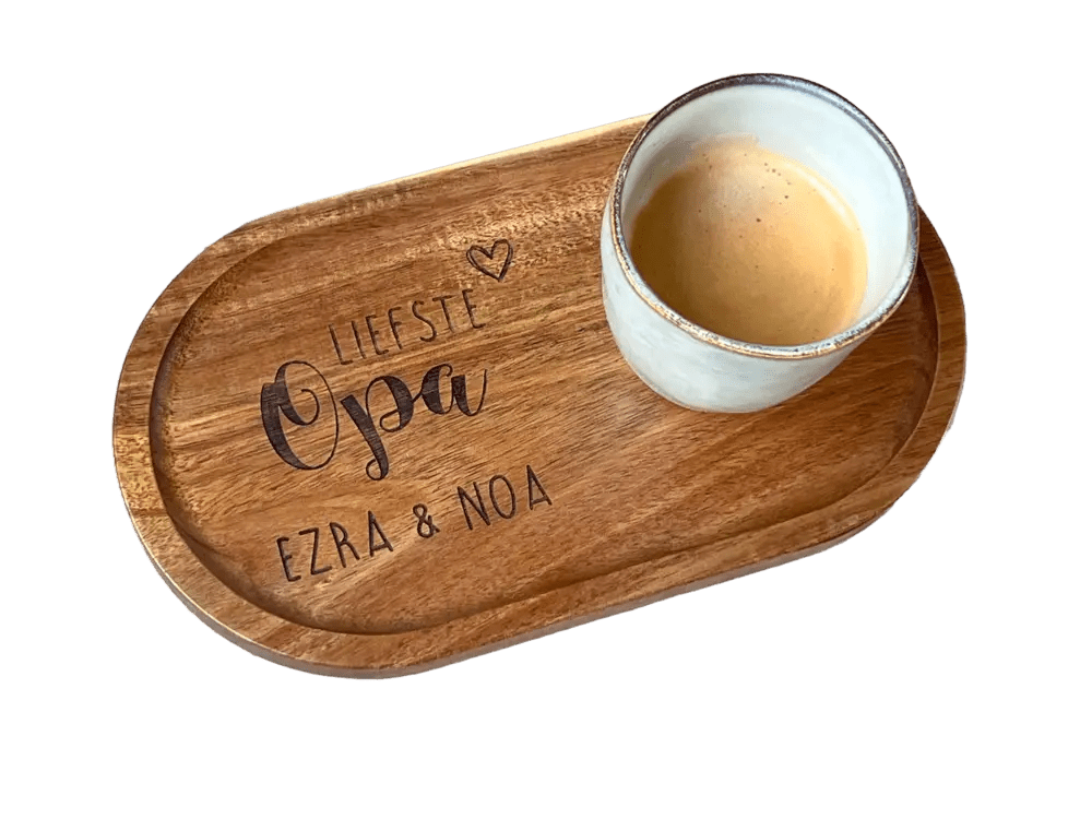 Gepersonaliseerde serveerplank voor Opa of Papa