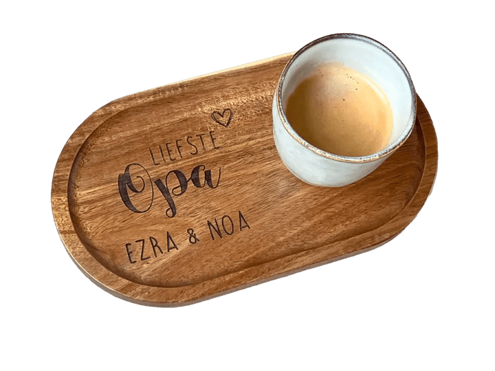 Gepersonaliseerde serveerplank voor Opa of Papa