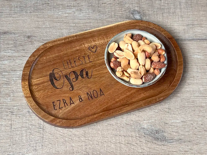 Gepersonaliseerde serveerplank voor Opa of Papa