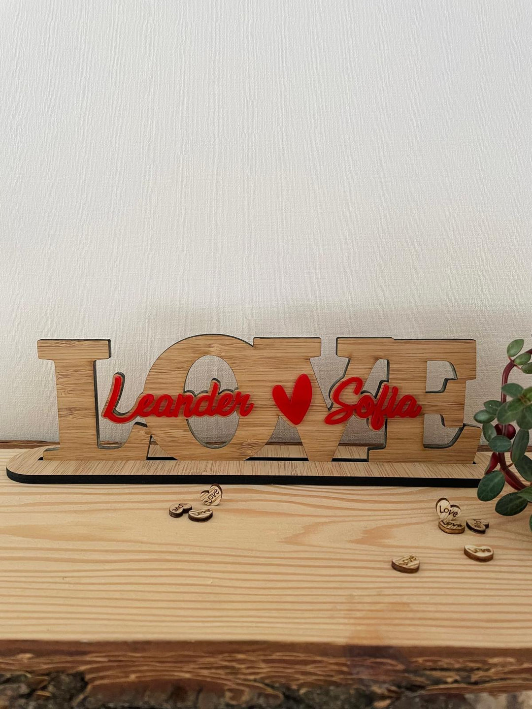 LOVE naamdecoratie – Gepersonaliseerd valentijnscadeau